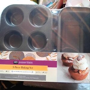 Essentials 5 Piece Baking Set - Black